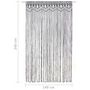 Voir la diapositive 6 : VIDAXL Rideau en macrame Anthracite 140x240 cm Coton