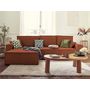 Voir la diapositive 1 : BEST MOBILIER Dellia - canapé d'angle réversible convertible - avec coffre - en velours côtelé - 4 places