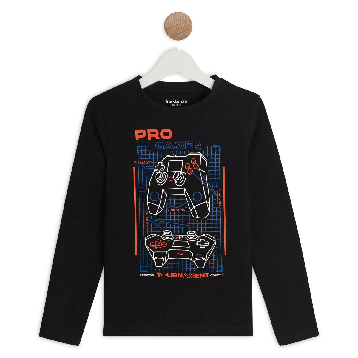 INEXTENSO T-shirt manches longues pro gamer garçon