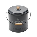 Guillouard Seau à compost rond 4.5l gris - 040615