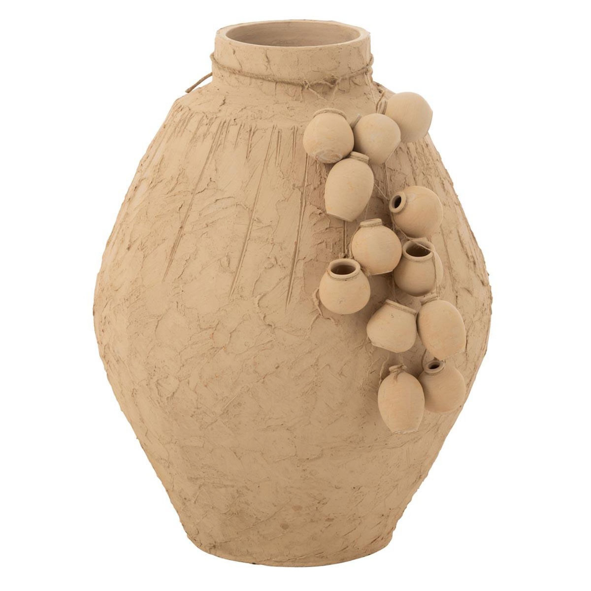 Paris Prix Pot Déco en Argile  Pendentif de Pots  60cm Naturel