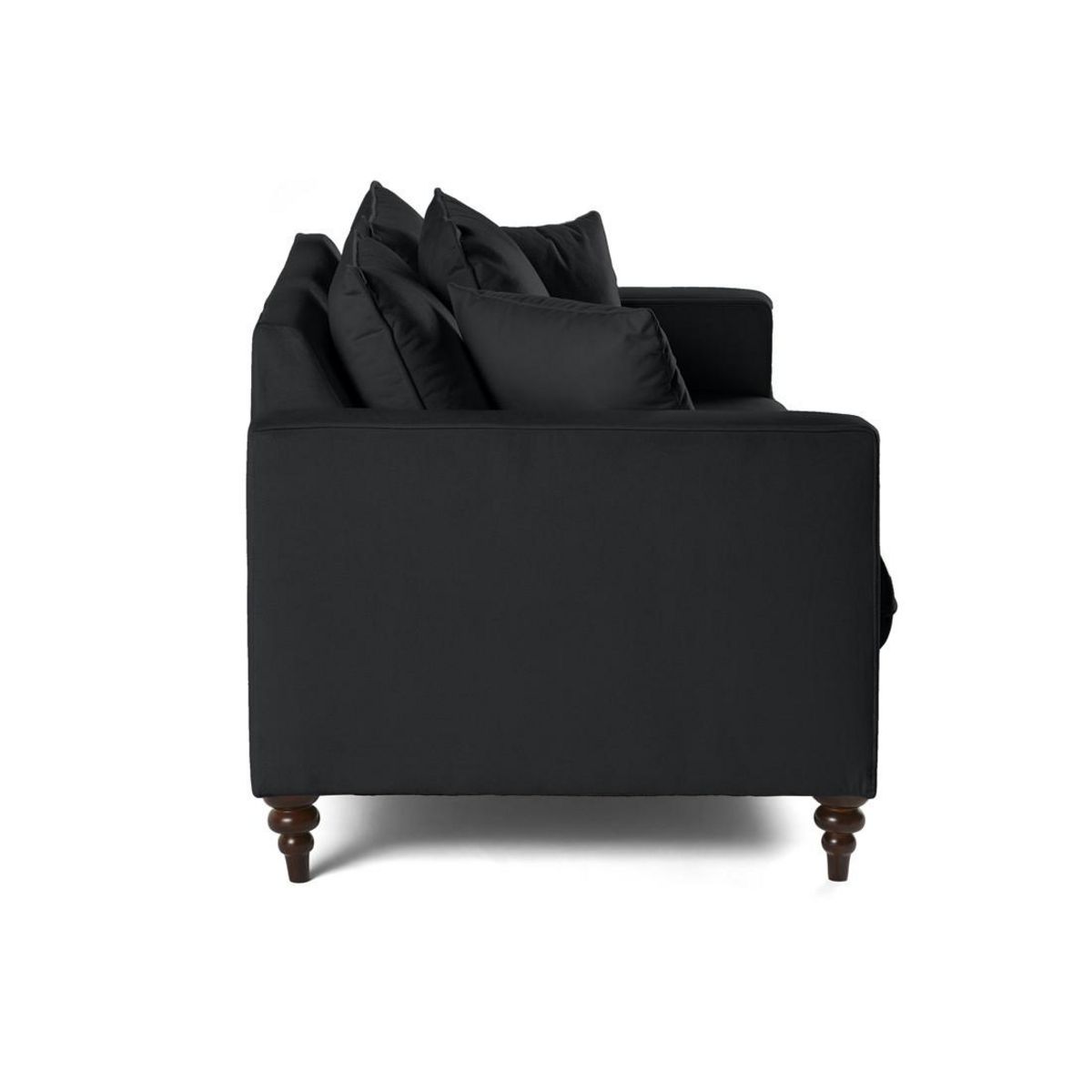 BEST MOBILIER Flamingo - canapé droit 2 places en velours