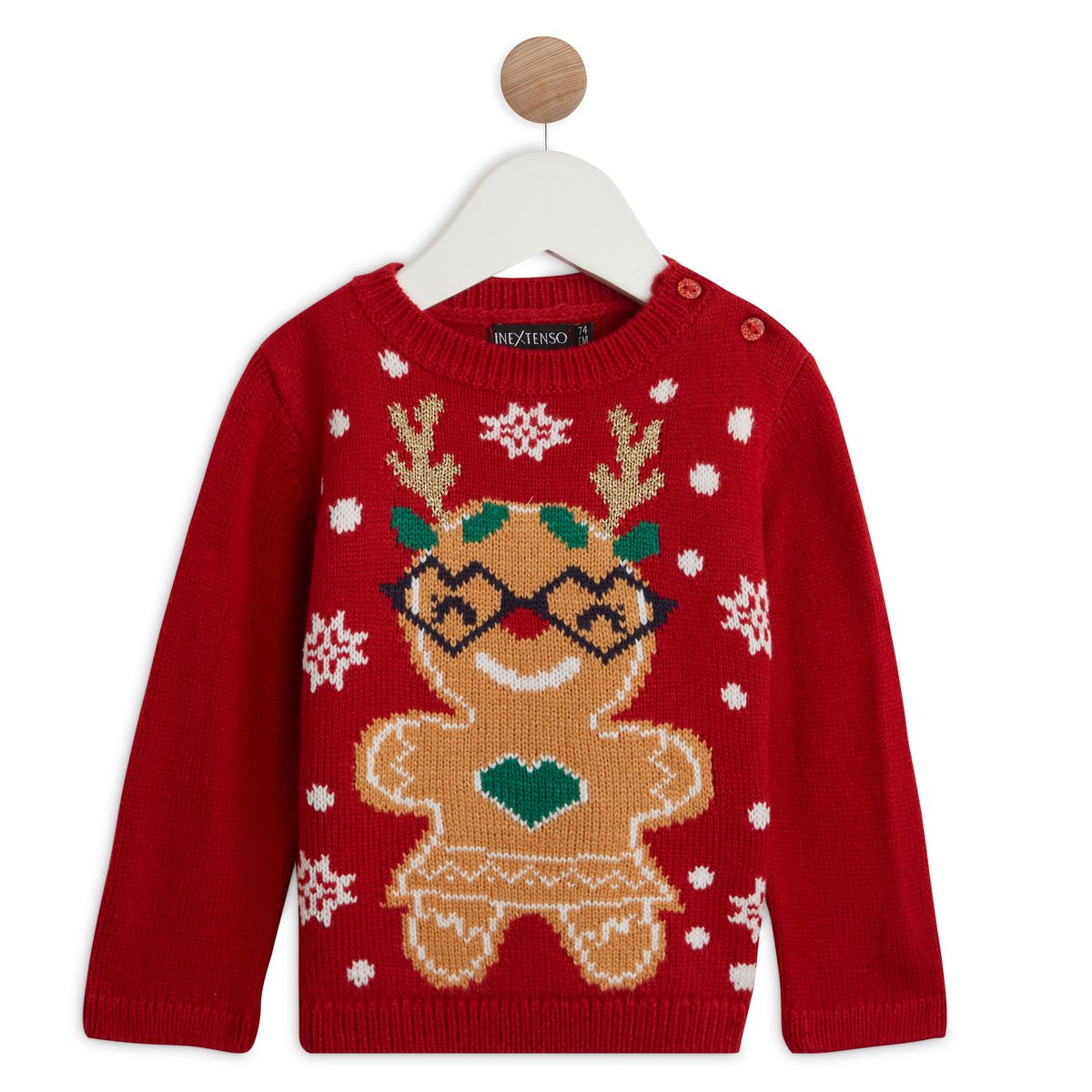 INEXTENSO Pull de noël bébé fille