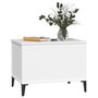 Voir la diapositive 4 : VIDAXL Table basse Blanc 60x44,5x45 cm Bois d'ingenierie