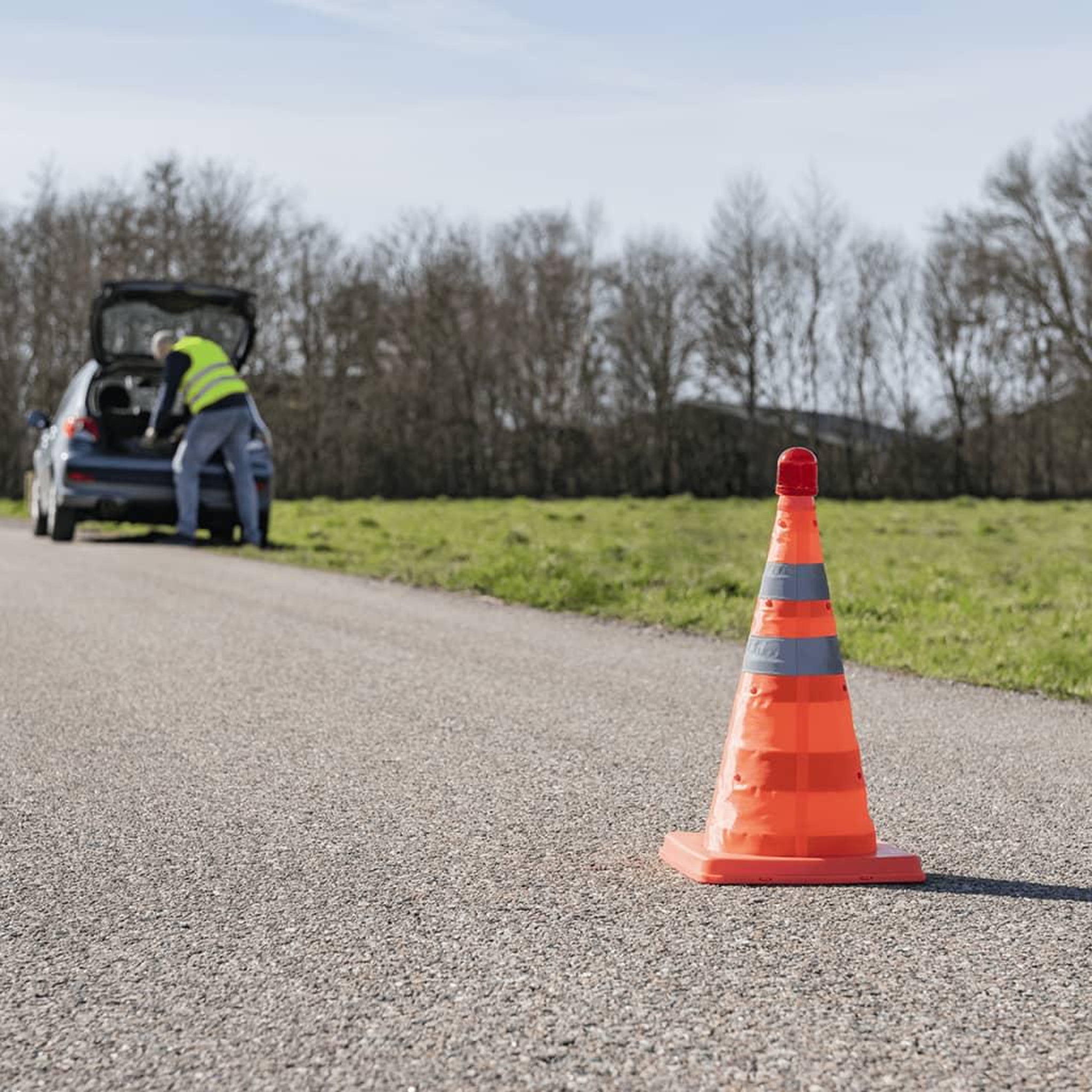 Voir la diapositive 1 : PROPLUS Cone de signalisation pliable ProPlus