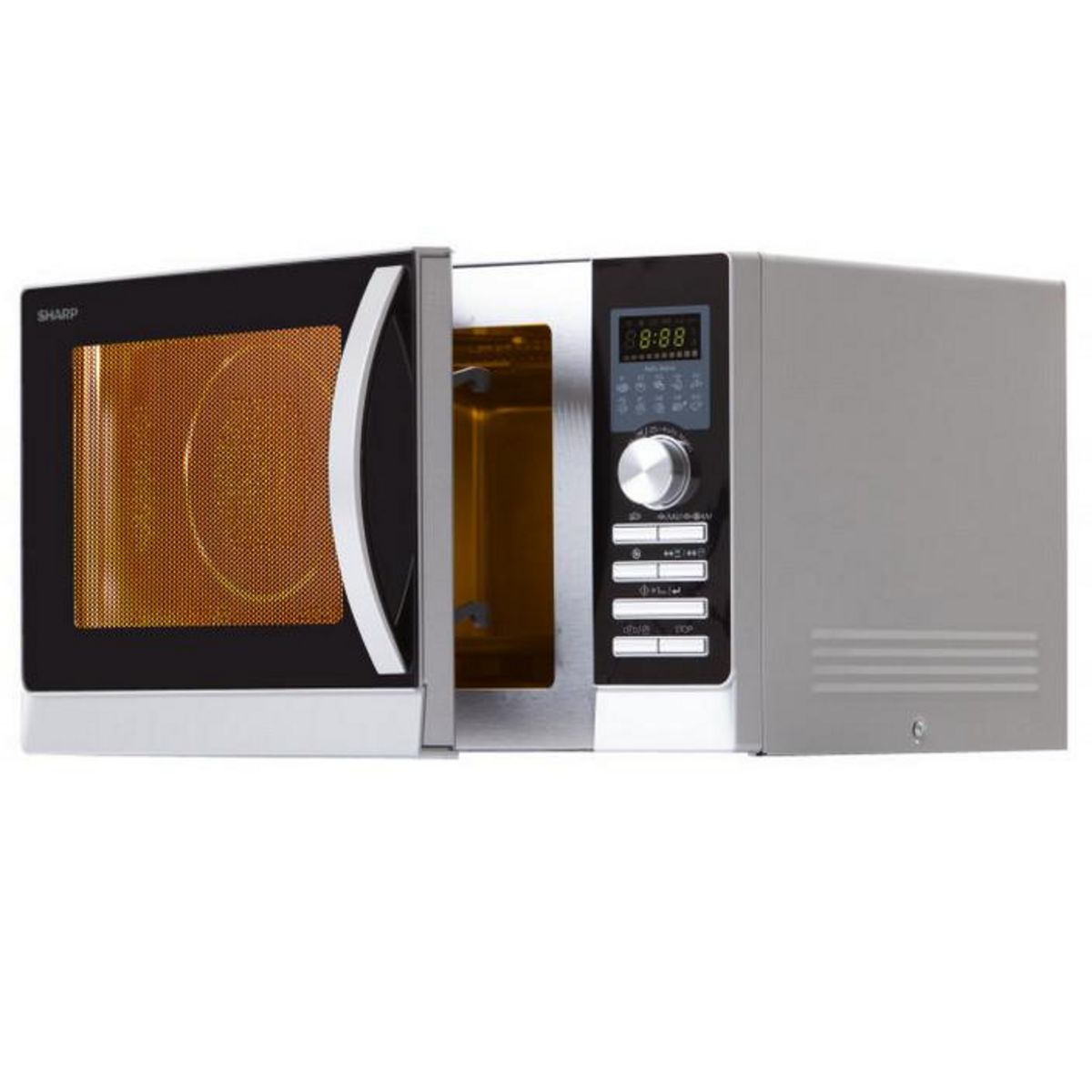 Sharp Micro-ondes + grill 25l 900w silver - r843inw