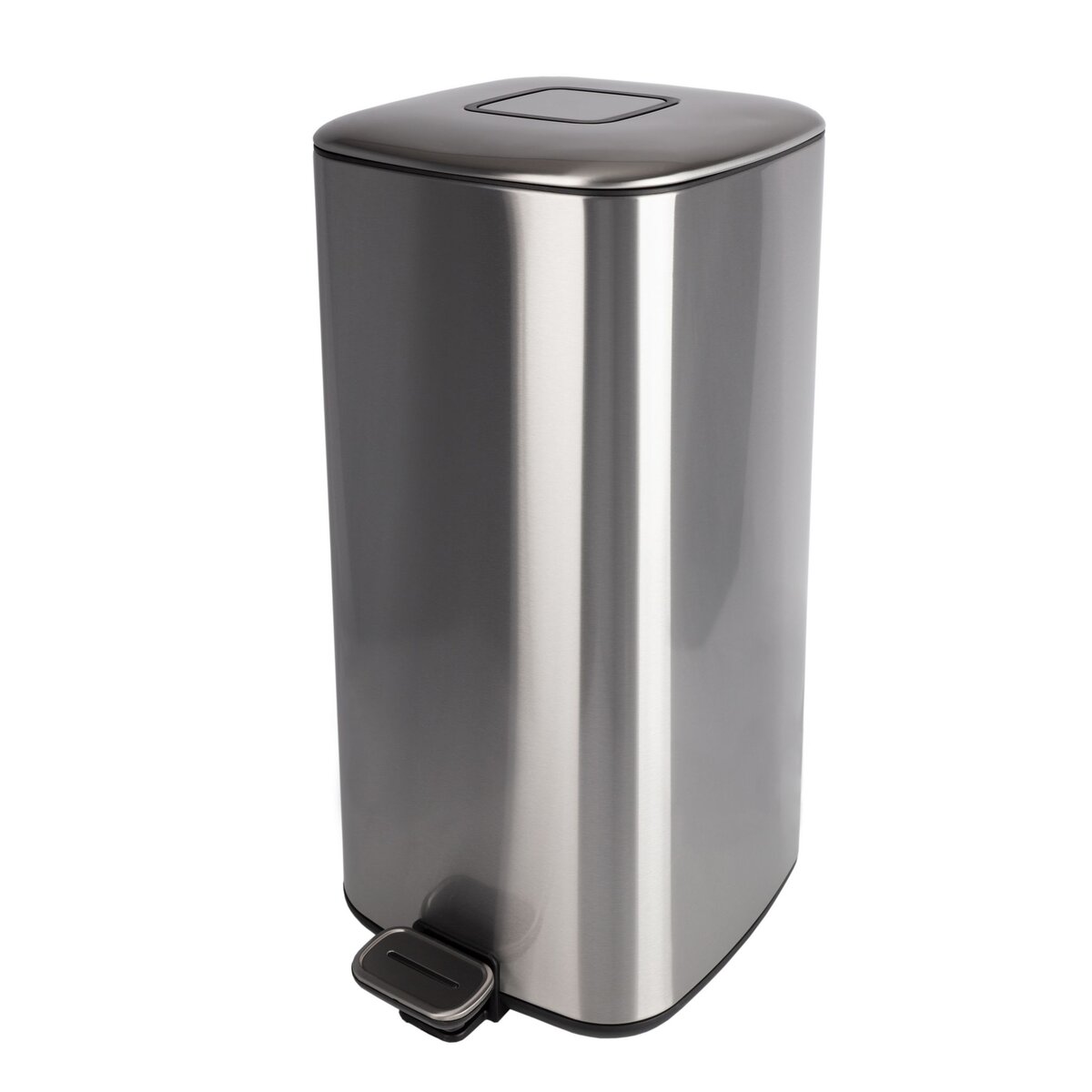 HAILO Poubelle p dale 32L Cube Inox pas cher Auchan.fr