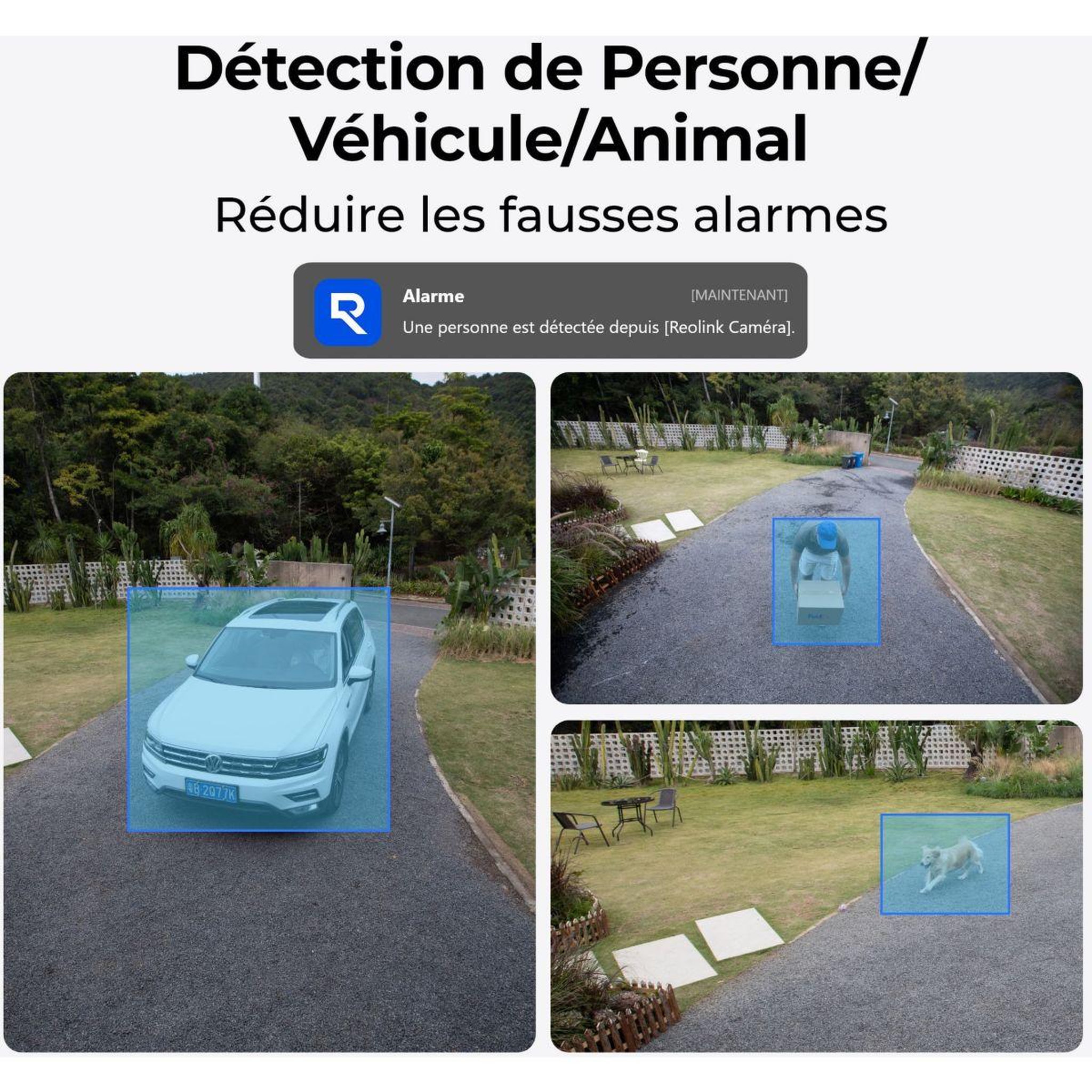 Voir la diapositive 5 : REOLINK Caméra de surveillance b430 3k + panneau solaire