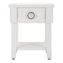 Voir la diapositive 2 : Paris Prix Table de Chevet en Bois  Shine  54cm Blanc