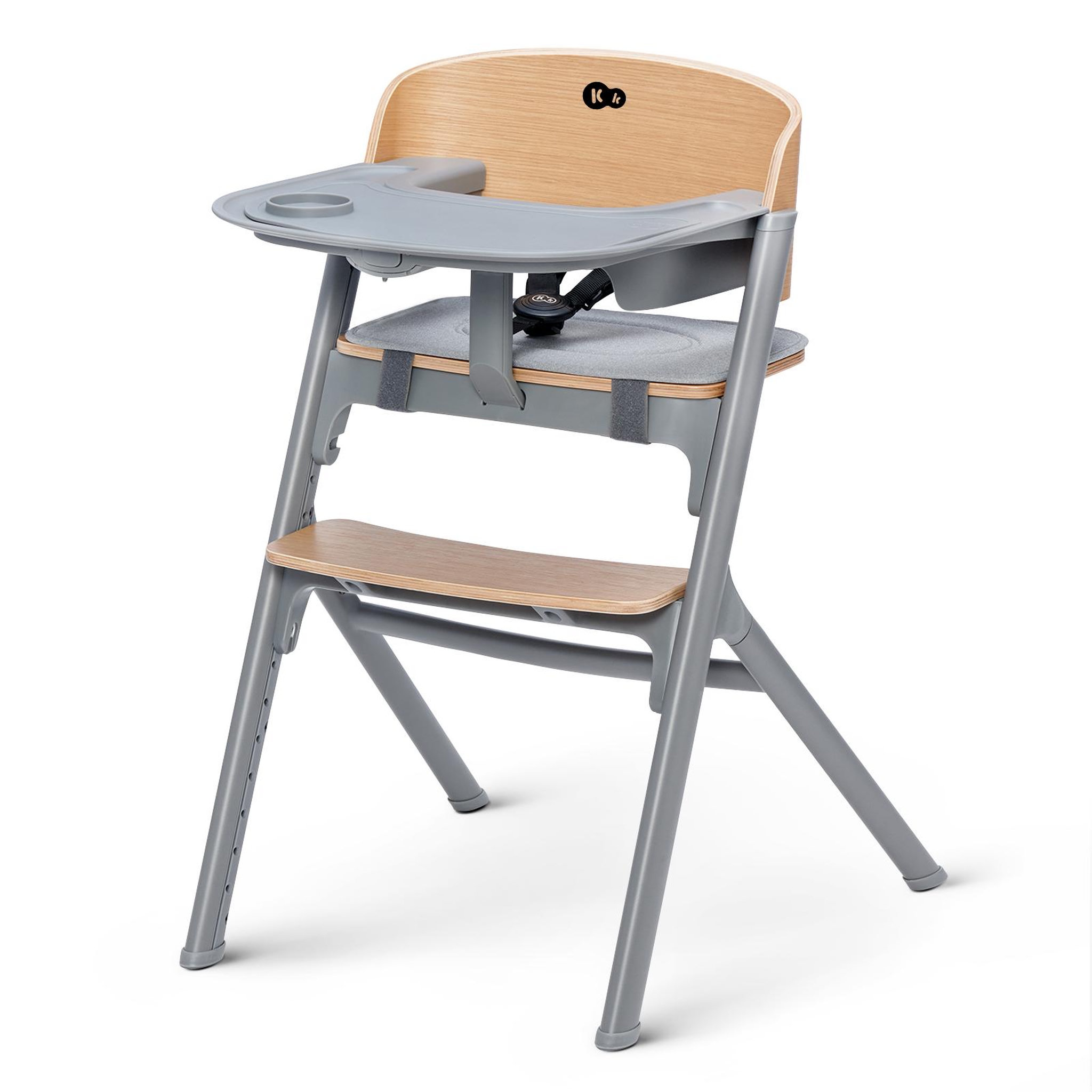 Voir la diapositive 1 : KINDERKRAFT Chaise haute avec design moderne et soutien ergonomique