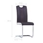 Voir la diapositive 6 : VIDAXL Ensemble de salle a manger 5 pcs Similicuir Marron