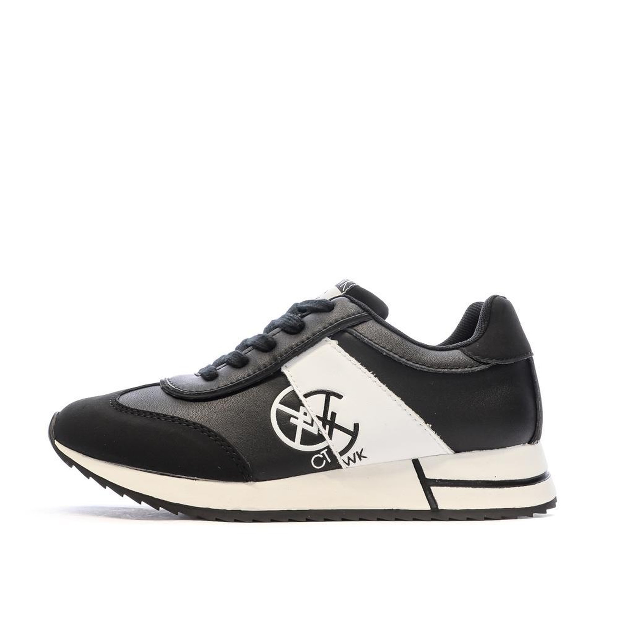 CHATTAWAK Baskets Noir/Blanc Femme ChattawakANDRIA. Coloris disponibles : Noir