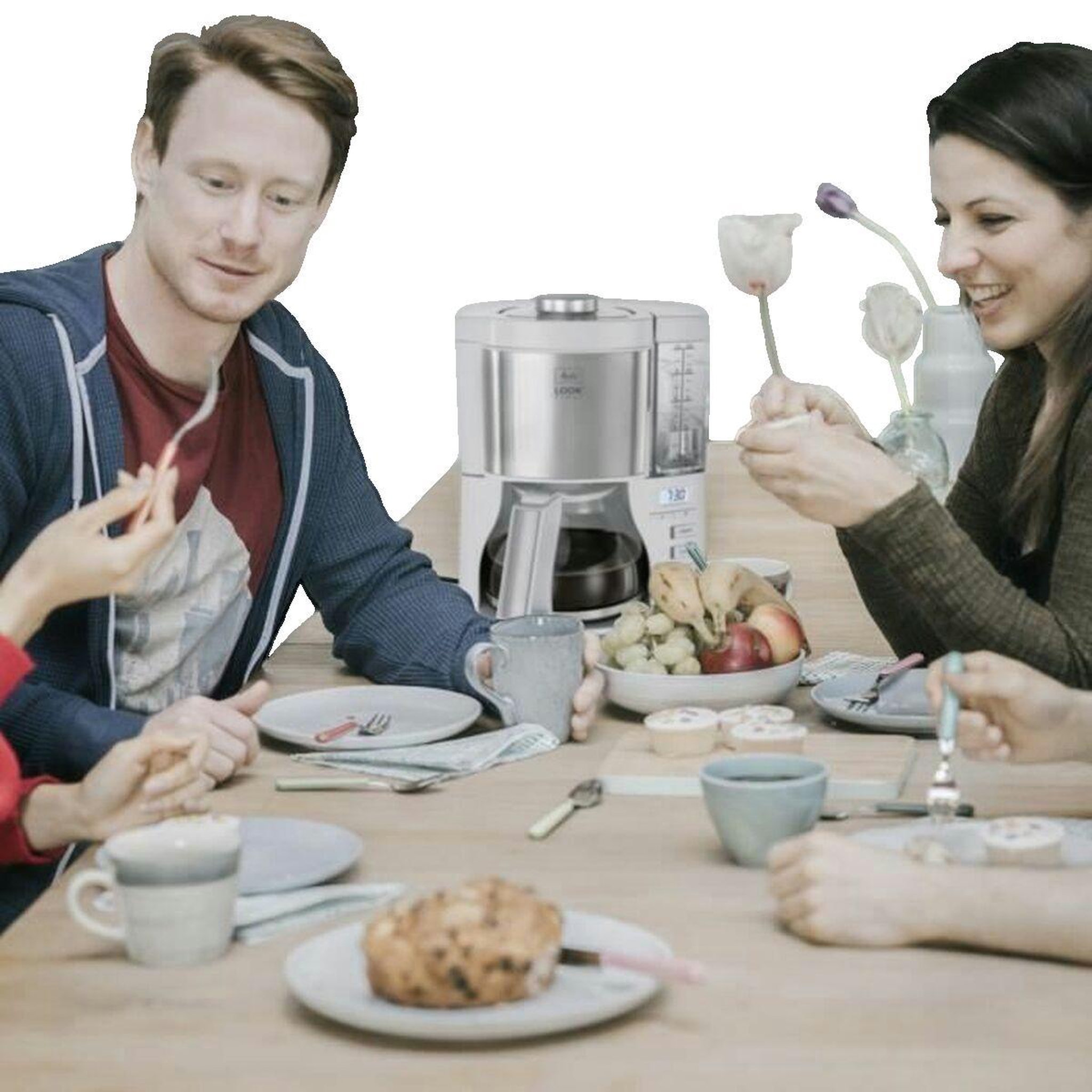 Voir la diapositive 2 : Melitta Cafetière Melitta Look V Timer 1025-07 programmable 1,25 litre