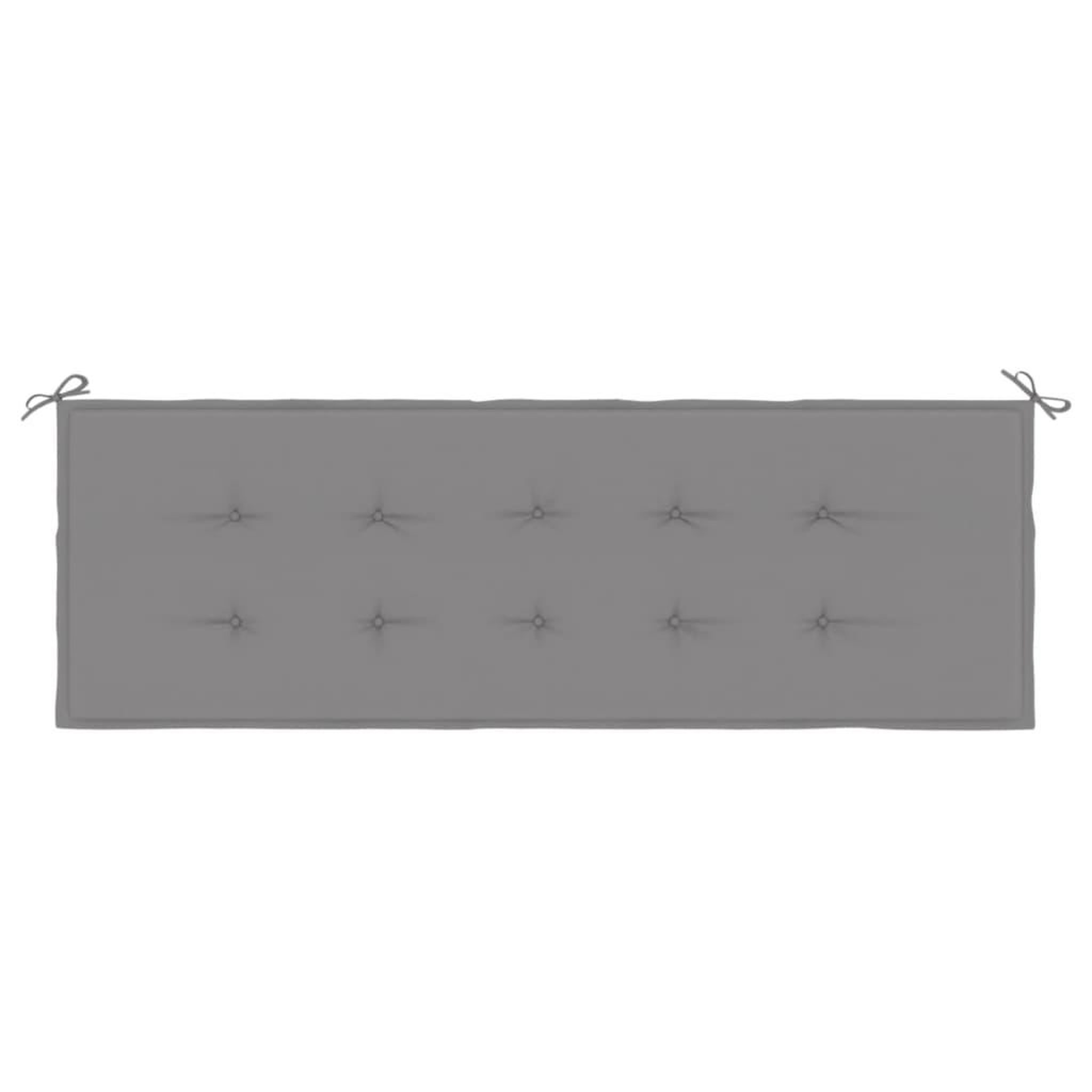 Voir la diapositive 4 : VIDAXL Coussin de banc de jardin gris 150x50x3 cm tissu oxford