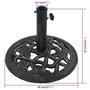 Voir la diapositive 6 : VIDAXL Socle de parasol Noir et bronze 9 kg 40 cm Fonte