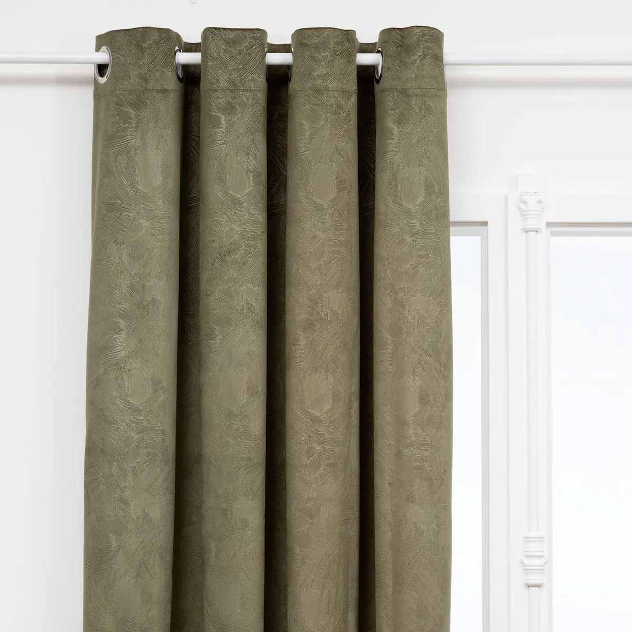 Voir la diapositive 2 : ATMOSPHERA Rideau occultant  fujo  135x260cm vert kaki