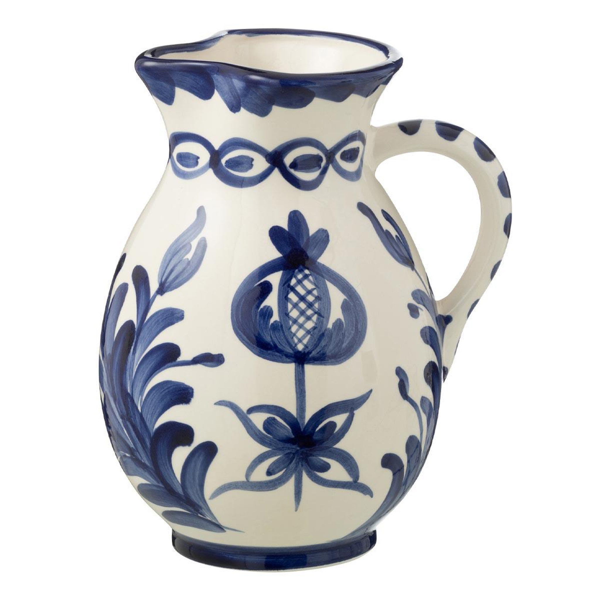 J-LINE Pichet en céramique  granada  1,6l bleu cobalt