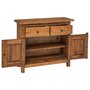 Voir la diapositive 4 : VIDAXL Buffet bois d'acajou massif 75x30x65 cm