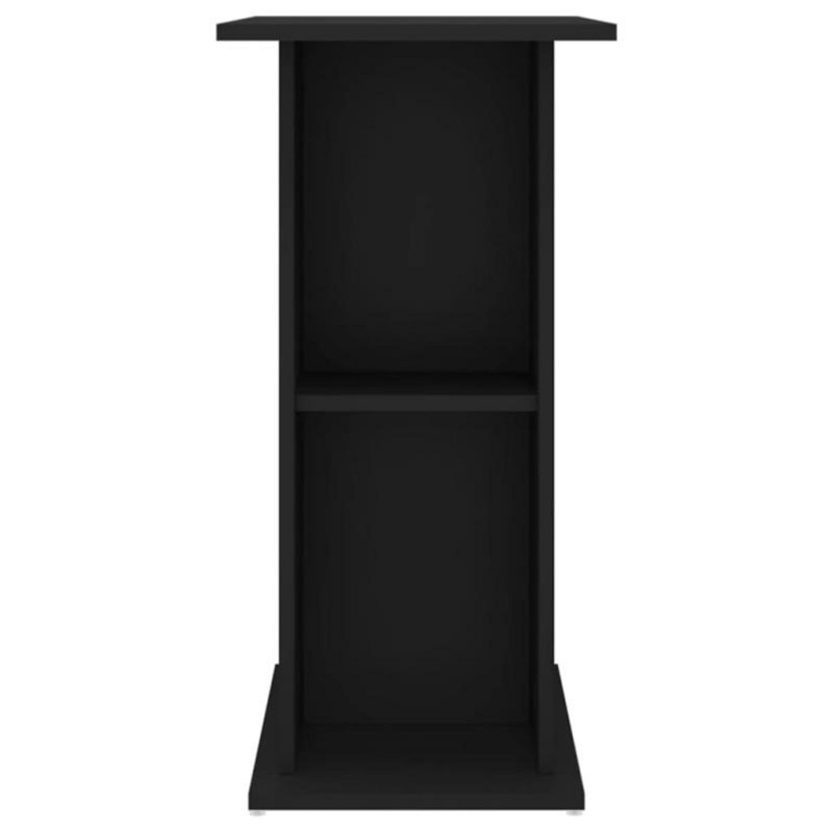 VIDAXL Support pour aquarium noir 75x36x72,5 cm bois d ingénierie