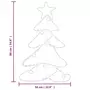 VIDAXL Figurine d'arbre de Noël avec 144 LED 88x56 cm