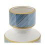Voir la diapositive 3 : Paris Prix Vase Haut Cylindrique en Céramique  Elegant  40cm Bleu