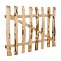 Voir la diapositive 3 : VIDAXL Portillon simple de cloture Bois de noisetier 100x60 cm