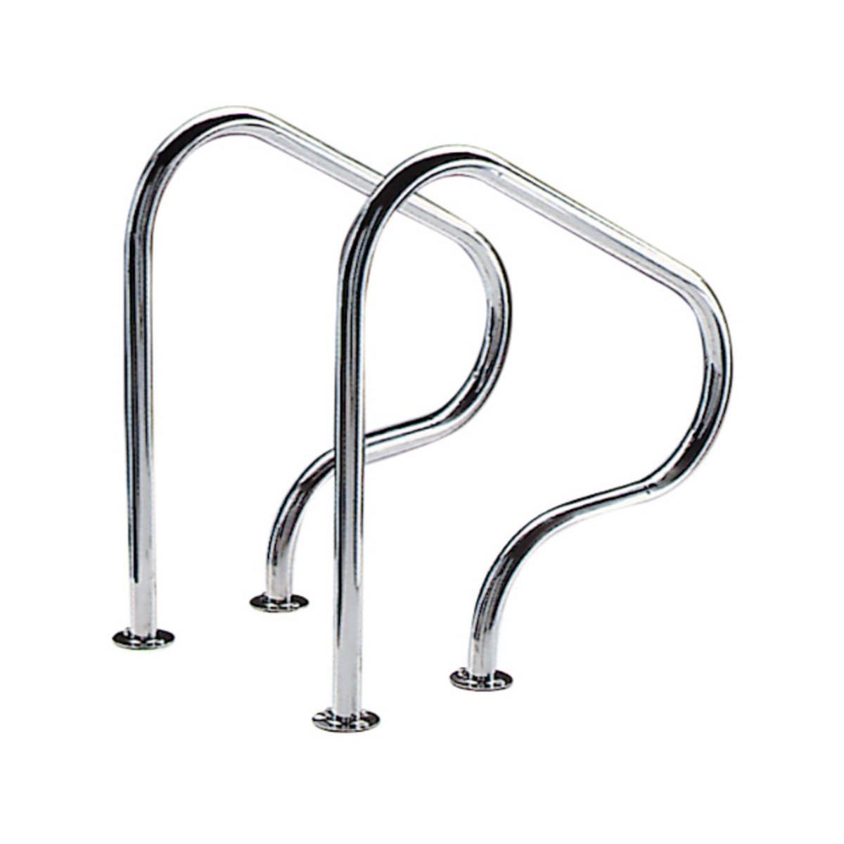 Habitat et Jardin Sorties de bain pour piscine - 80 x 80 cm - Inox - A sceller