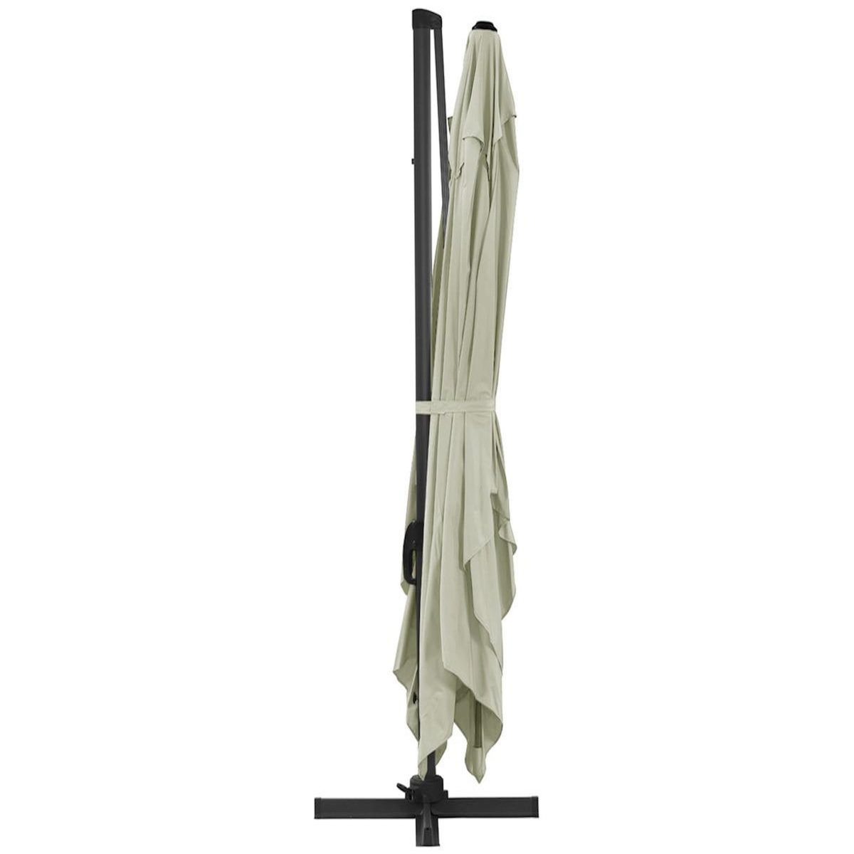 Habitat et Jardin Parasol jardin déporté Alu  Sun 4   - Rectangle - 3 x 4 m - Ecru - Dalles à lester incluses