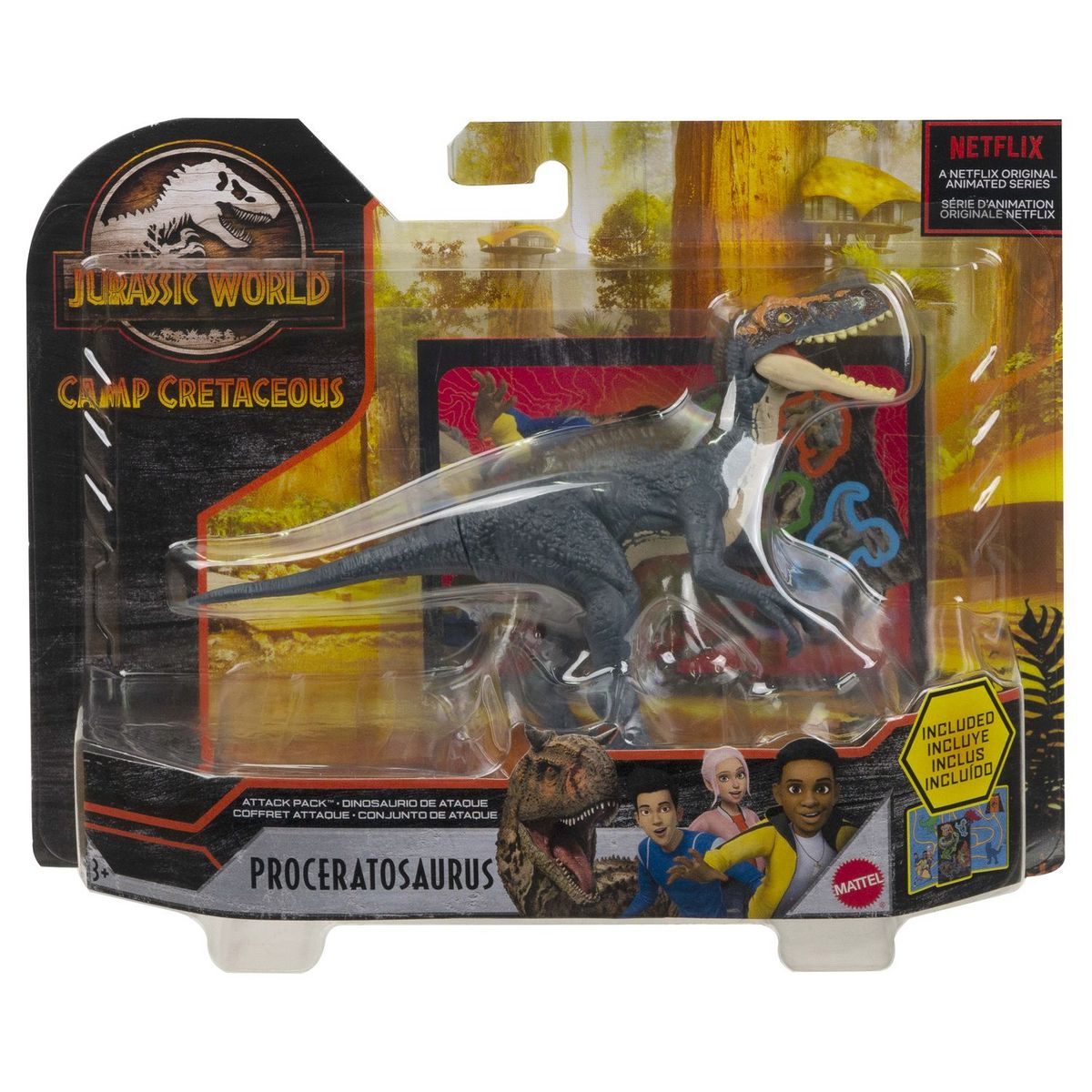 MATTEL Coffret attaque Jurassic World - Proceratosaurus