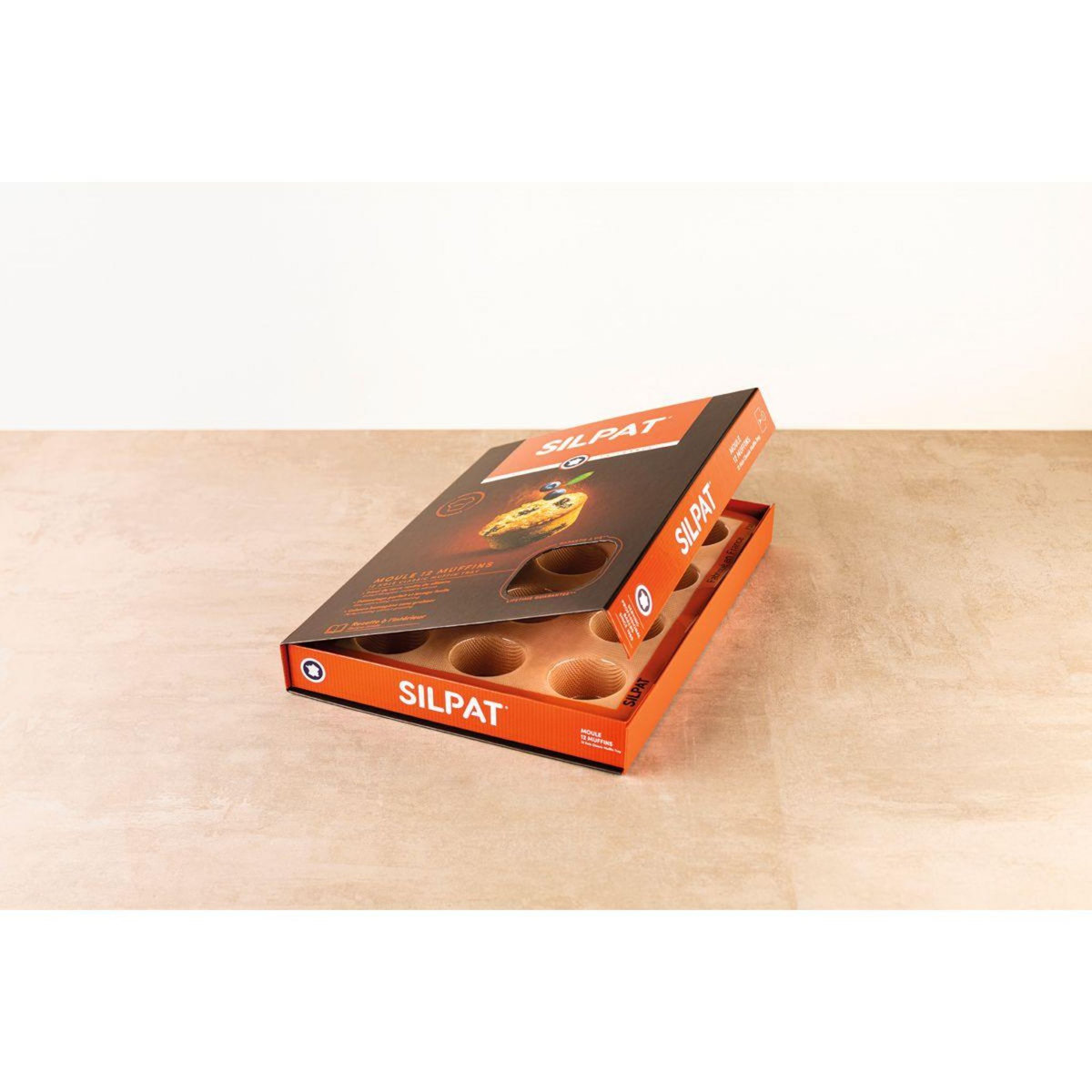 SILPAT Moule à muffin 12 muffins by Maison Demarle