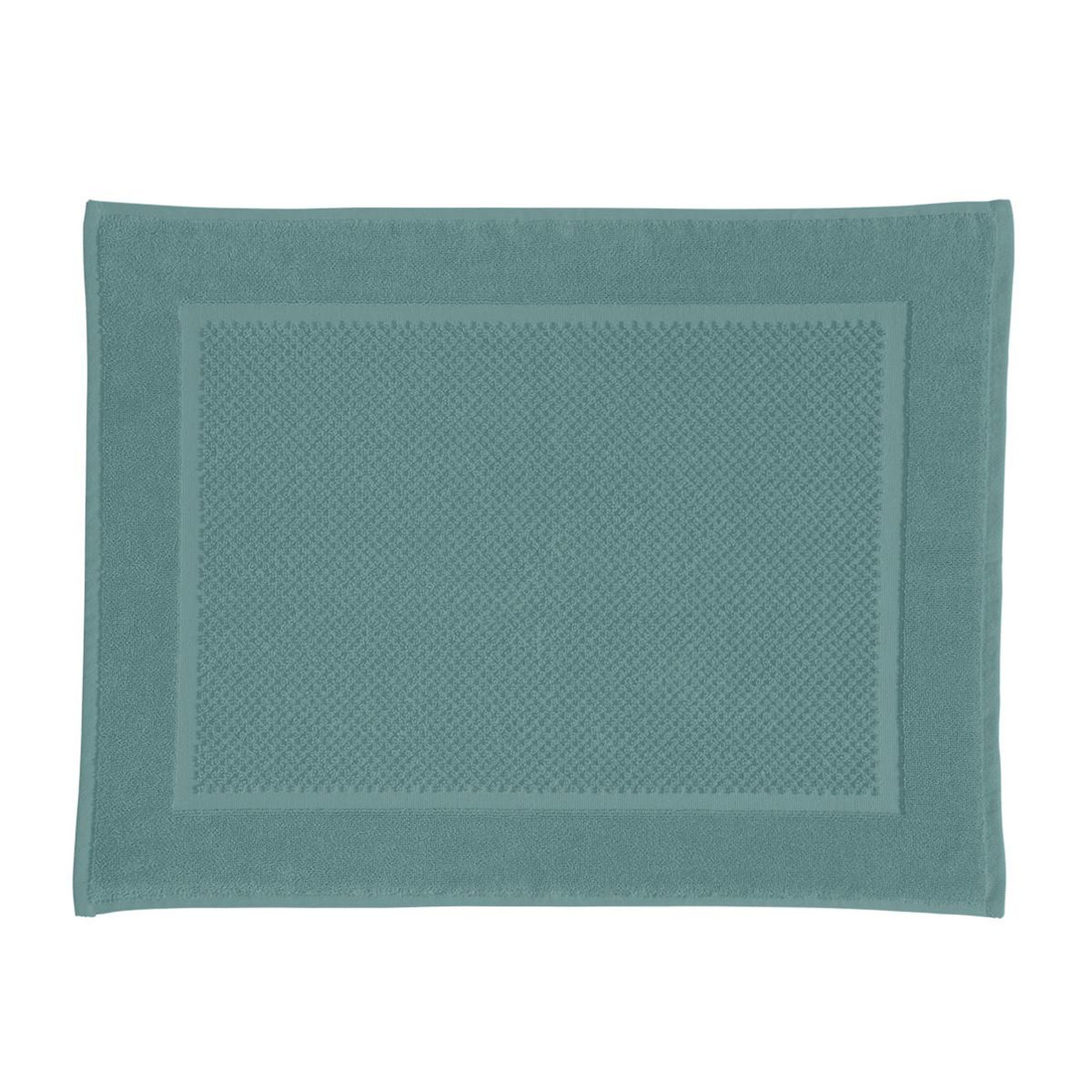 Voir la diapositive 1 : GUY LEVASSEUR Tapis de bain uni en coton éponge oeko-tex 50x70cm