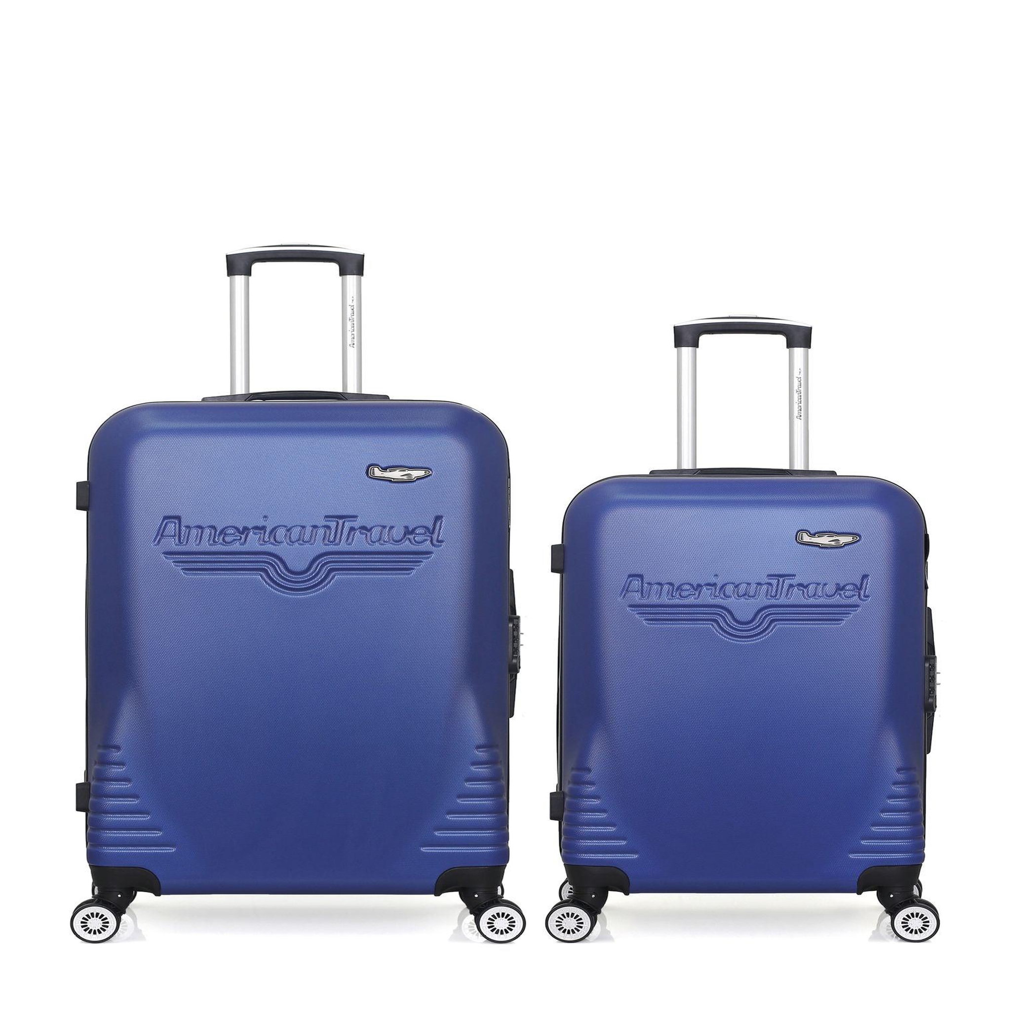 AMERICAN TRAVEL AMERICAN TRAVEL - Lot de 2 - Valises grand format et weekend DC