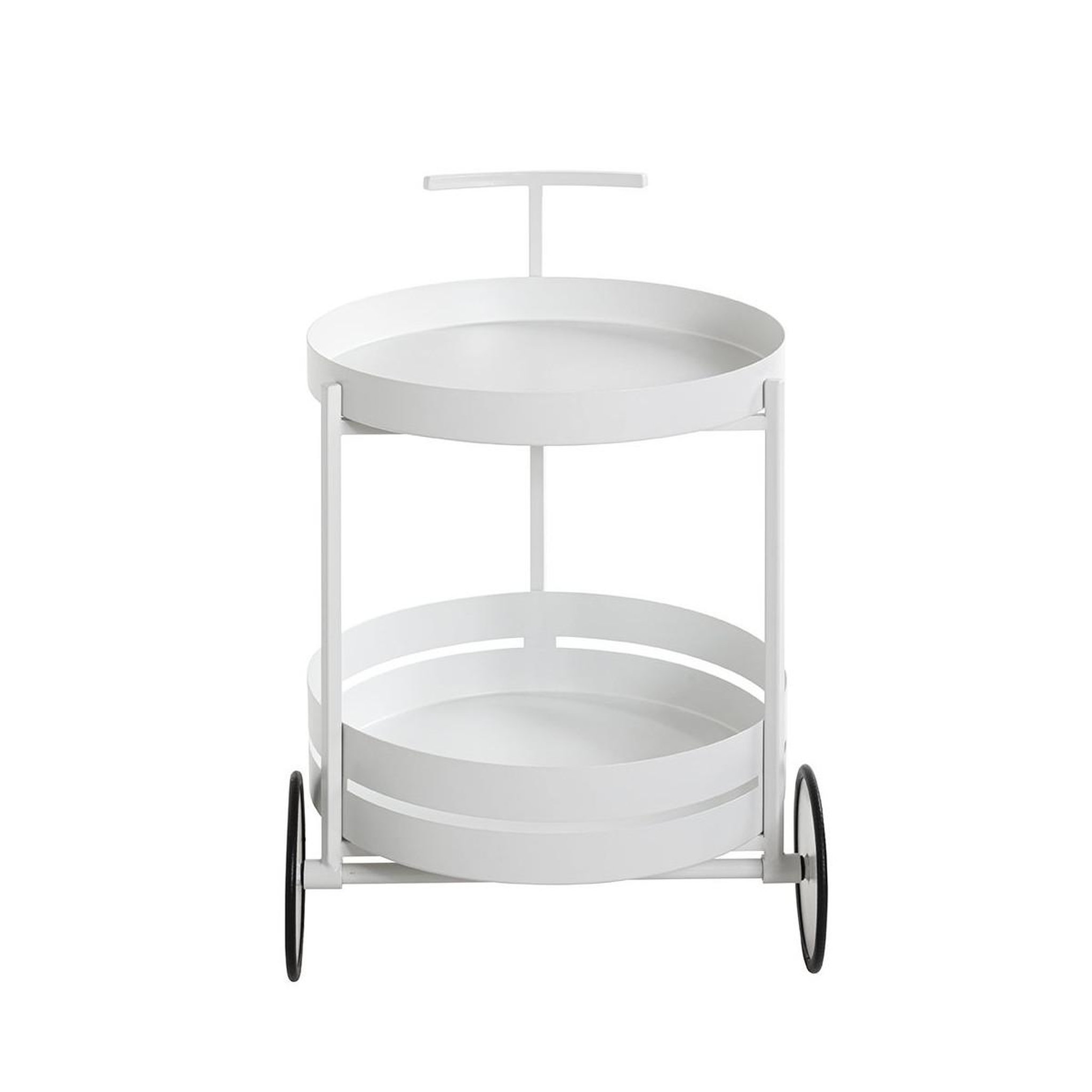 Voir la diapositive 2 : Paris Prix Desserte de cuisine ronde  postres  62cm blanc