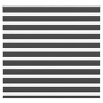 VIDAXL Store zebre noir 160x150 cm largeur du tissu 155,9 cm polyester