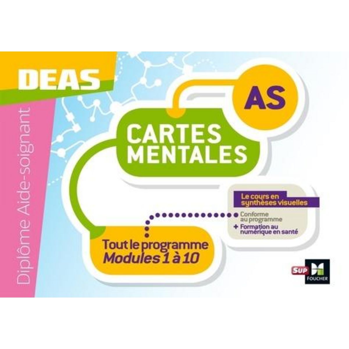 CARTES MENTALES DEAS DIPLOME AIDE-SOIGNANT. TOUT LE PROGRAMME MODULES 1 A 10, EDITION 2024, Durand-Dubief Flavie
