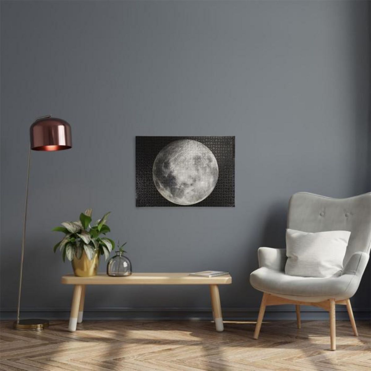 Paris Prix Puzzle Lune  1000 Pièces  48x73cm Noir & Gris