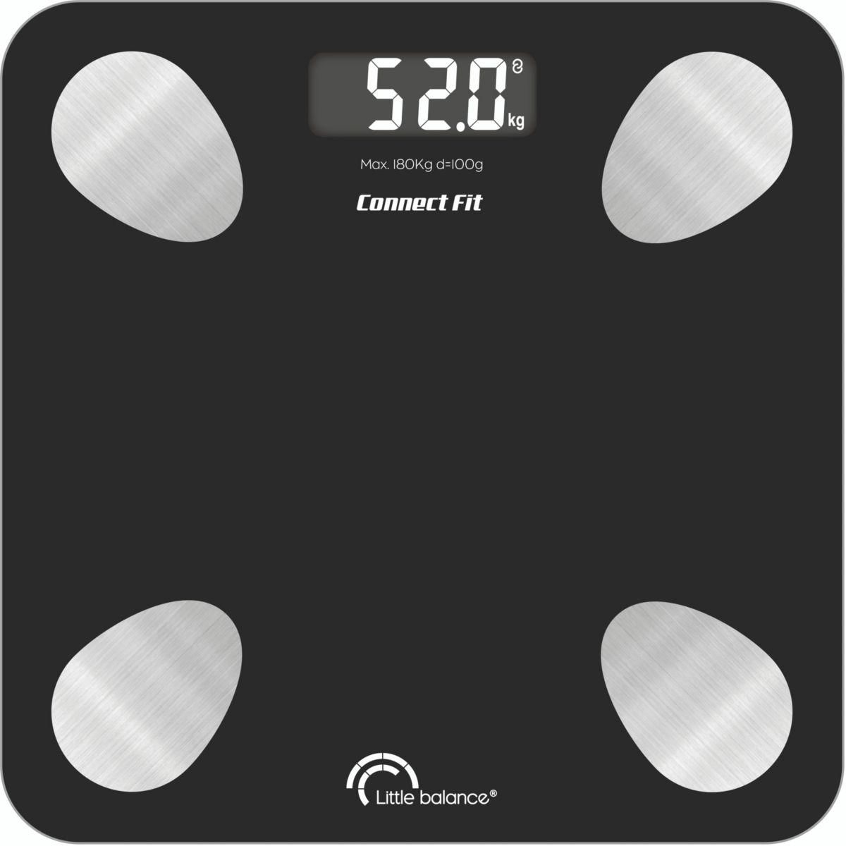 LITTLE BALANCE Pèse personne connecté Kit Duo Connect Fit