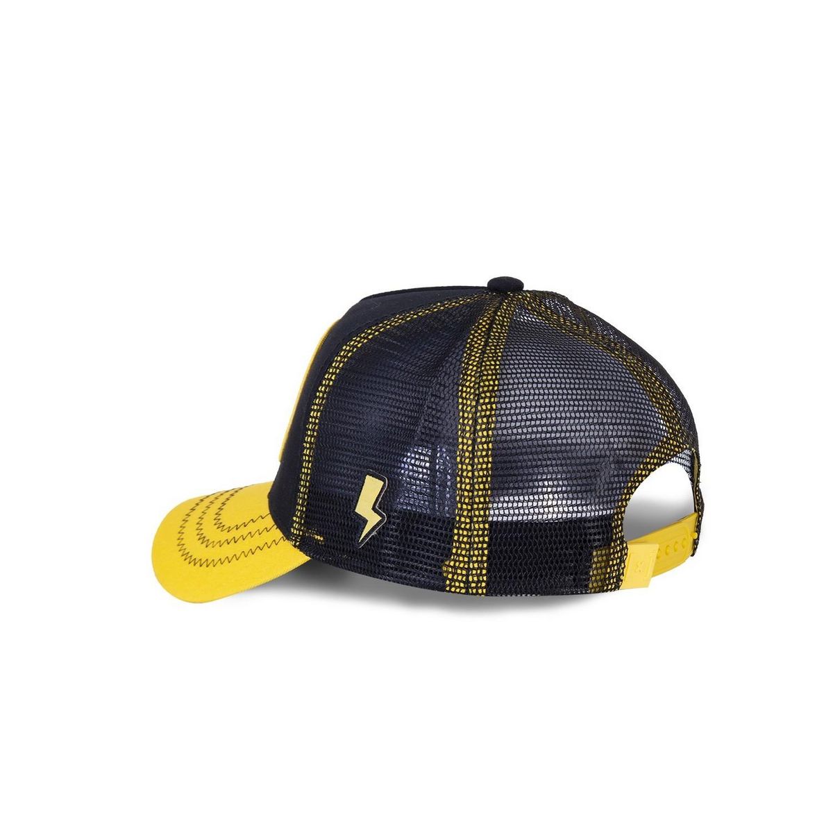 CAPSLAB Casquette Capslab trucker Pokemon Pikachu Noir Visière Jaune
