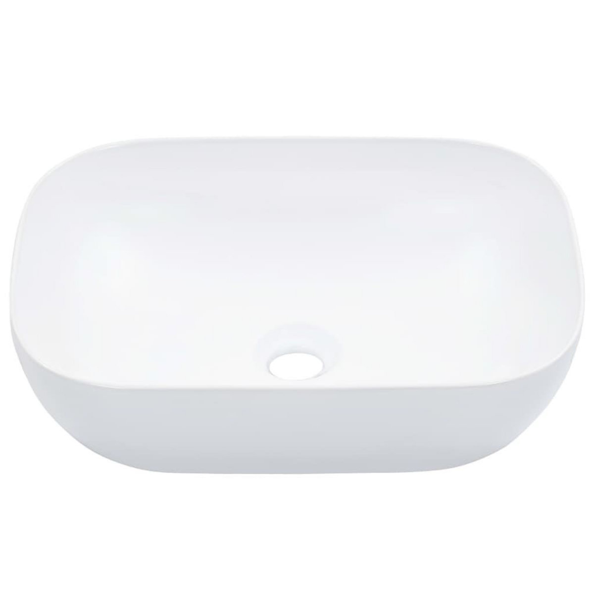 VIDAXL Lavabo 45,5x32x13 cm Ceramique Blanc