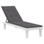 Voir la diapositive 3 : VIDAXL Coussin de chaise de terrasse anthracite (75+105)x50x4 cm