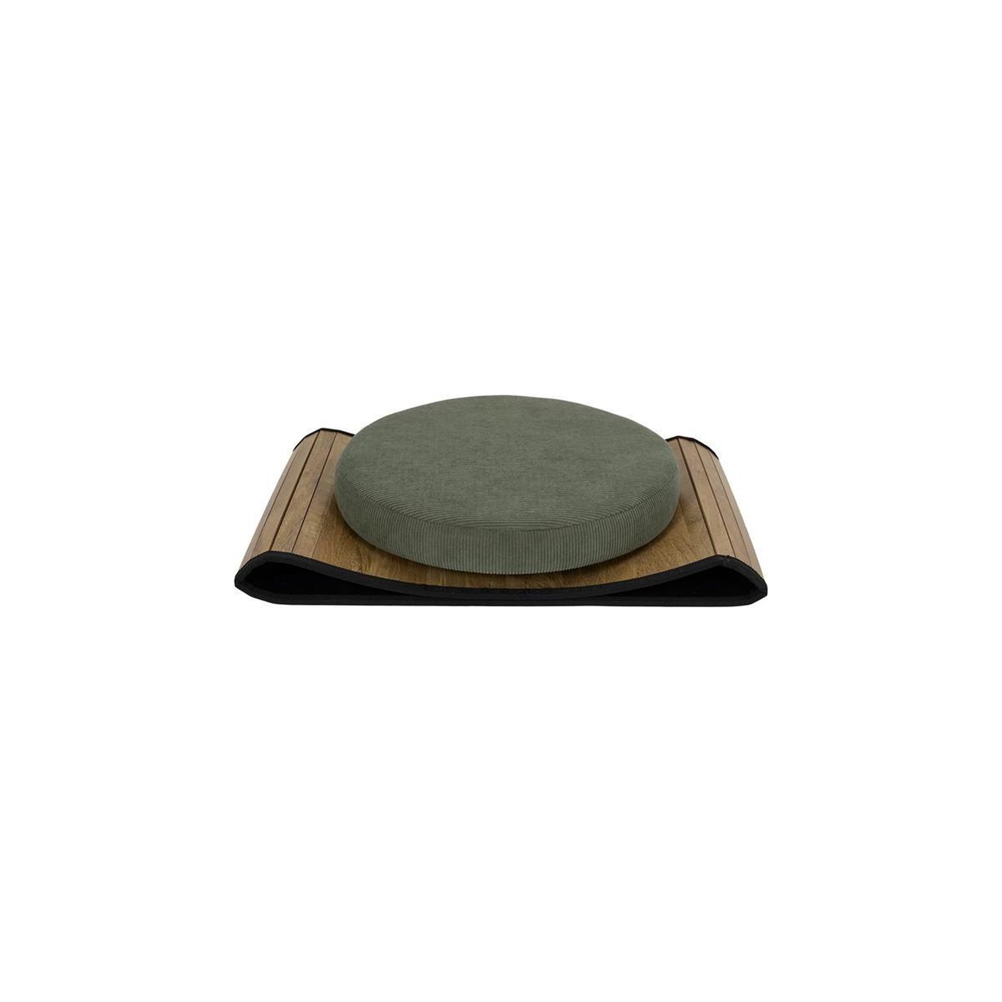 Voir la diapositive 4 : The Home Deco Factory Pouf coffre pliable  jules  38cm vert