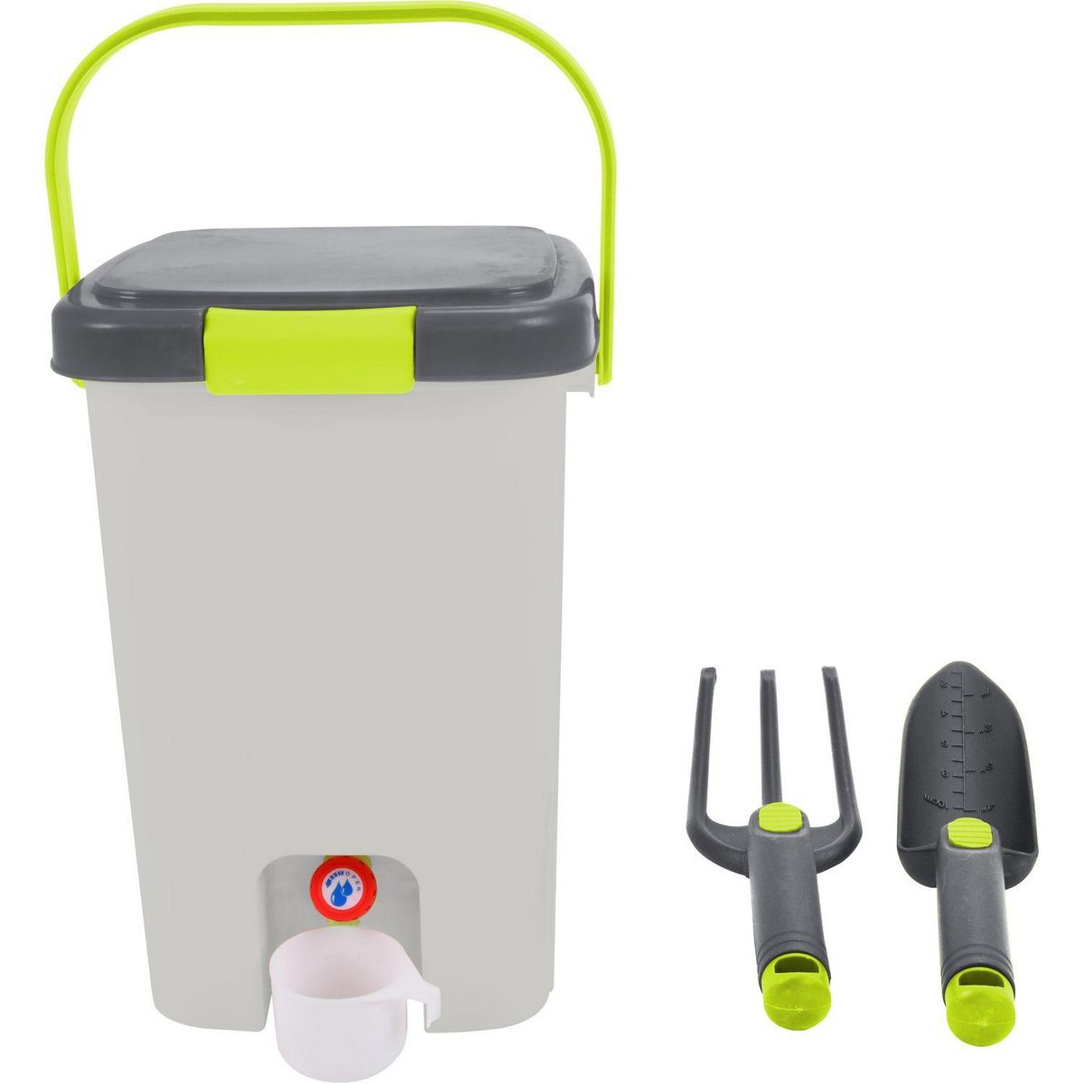 GARDENSTAR Bac à compost - 21L  - Avec accessoires