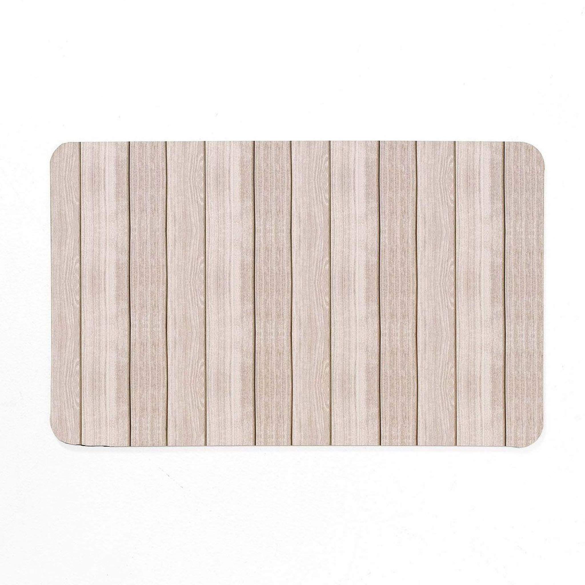 Douceur d'Intérieur Tapis de bain imprimé  calista  50x80cm naturel