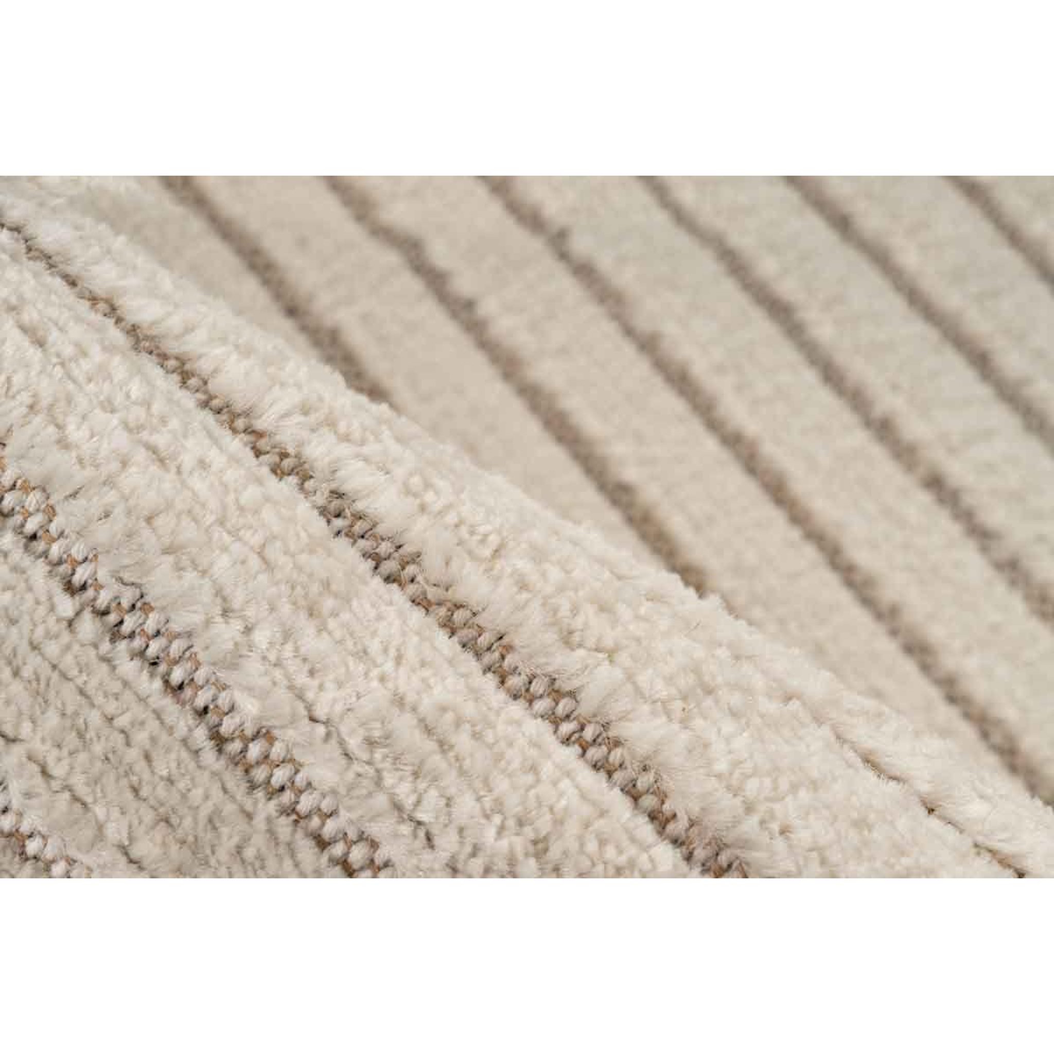 Voir la diapositive 3 : Paris Prix Tapis Tissé à Poils Courts Vintage  Madita  Blanc