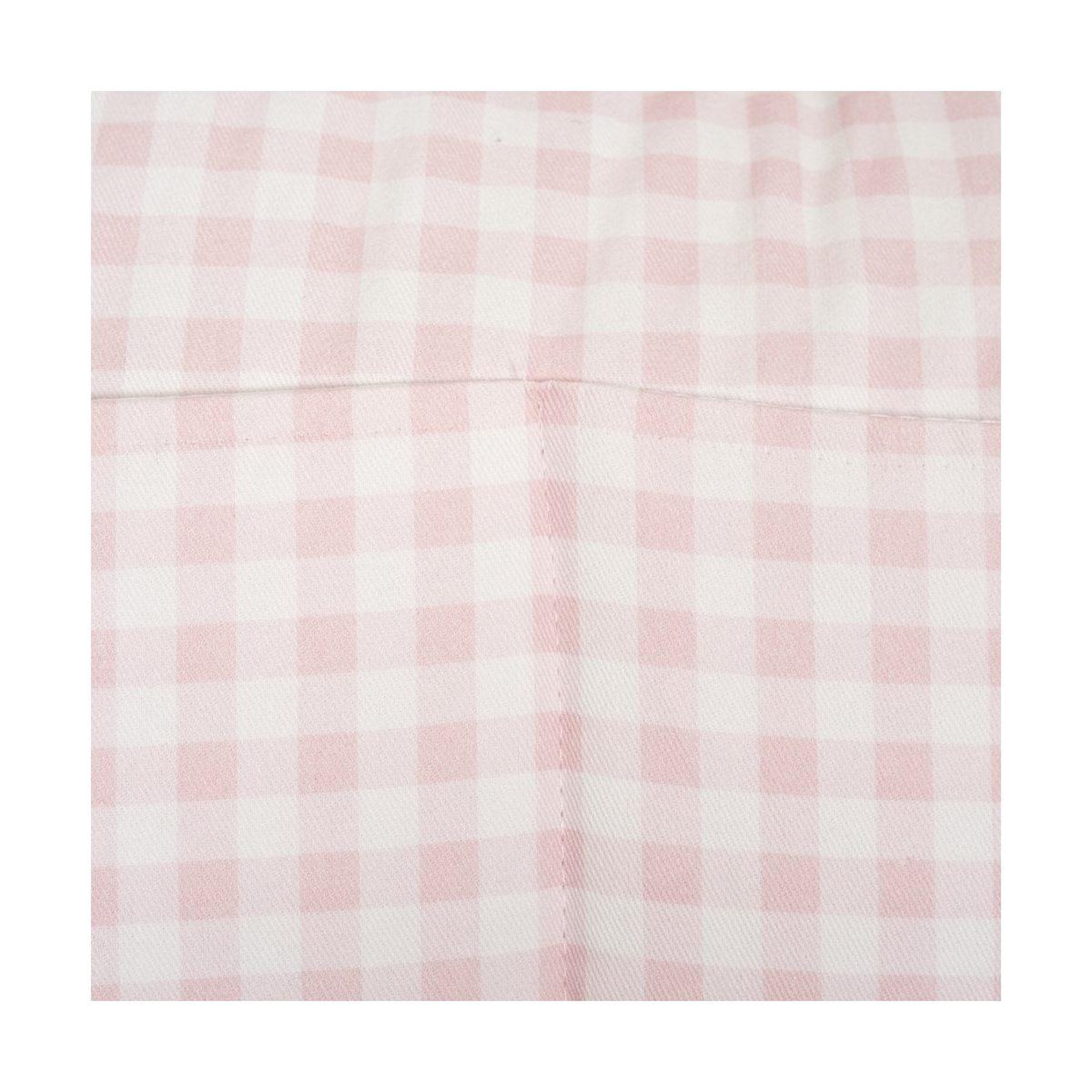 Voir la diapositive 4 : INTERBABY Sac à langer  vichy - rose - trousse et matelas à langer