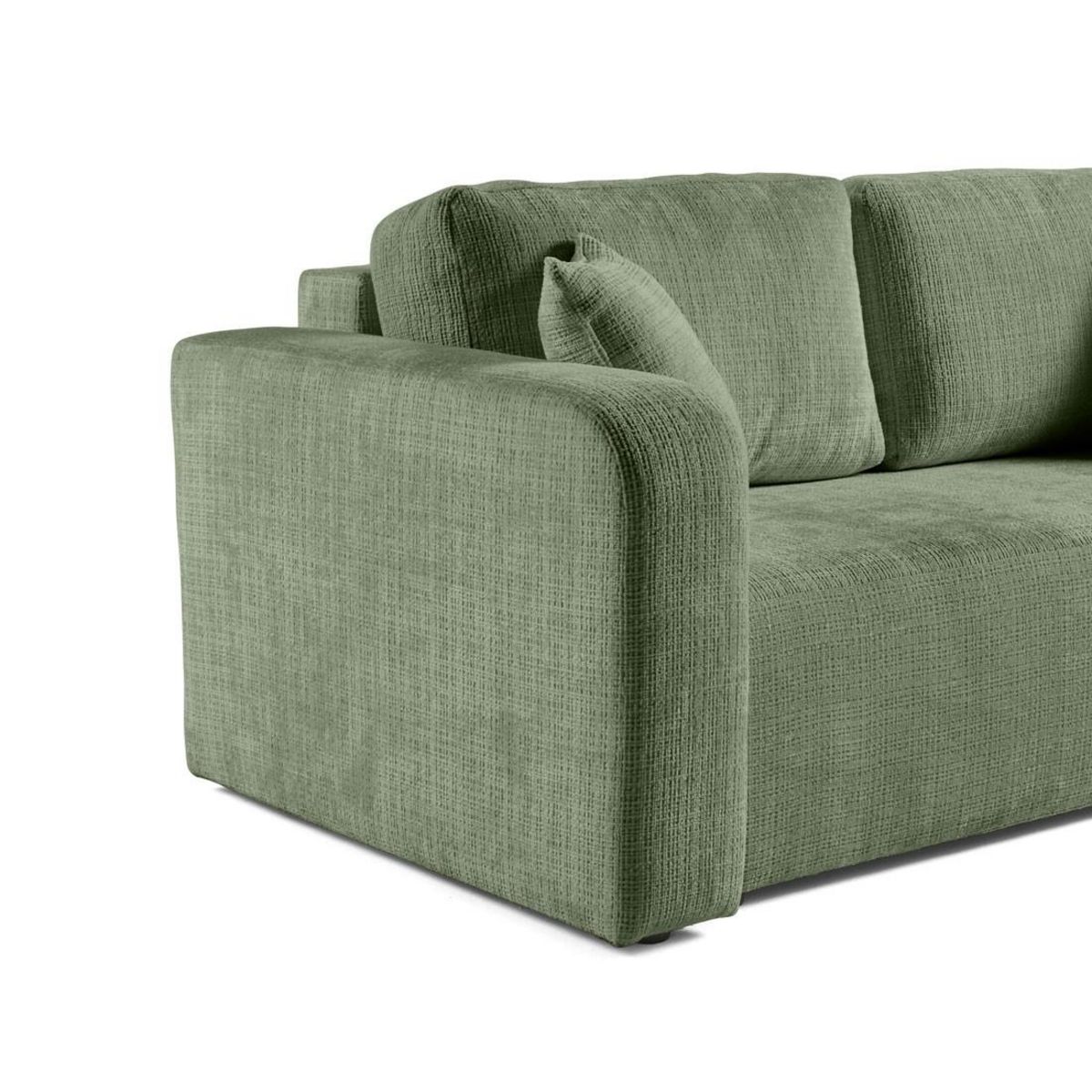 BEST MOBILIER Miro - canapé droit 2 places - en velours texturé