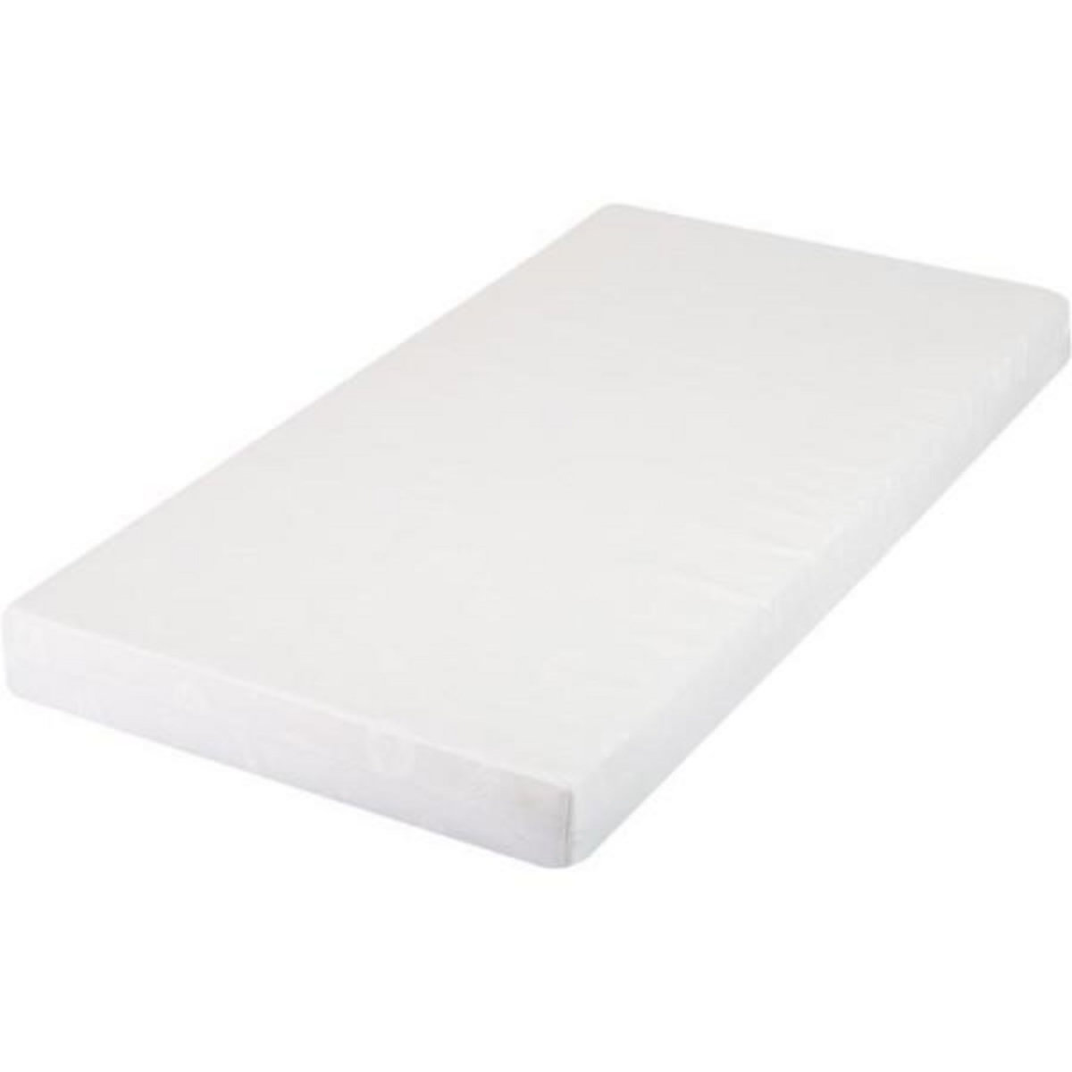 DOMIVA Matelas bébé droit - DOMIVA - Polybambou - Déhoussable, lavable - Blanc