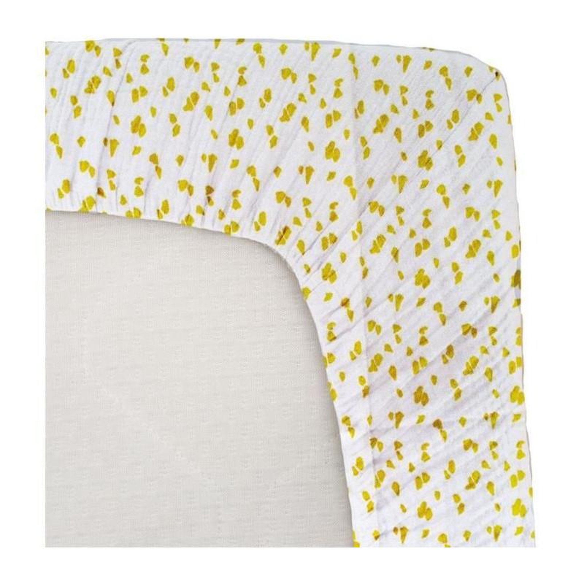 Voir la diapositive 2 : DOMIVA Drap housse Jersey enfant imprimé savane Jaune 70x140 cm