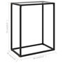 Voir la diapositive 6 : VIDAXL Table console Transparent 60x35x75 cm Verre trempe