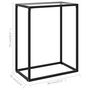 Voir la diapositive 6 : VIDAXL Table console Transparent 60x35x75 cm Verre trempe